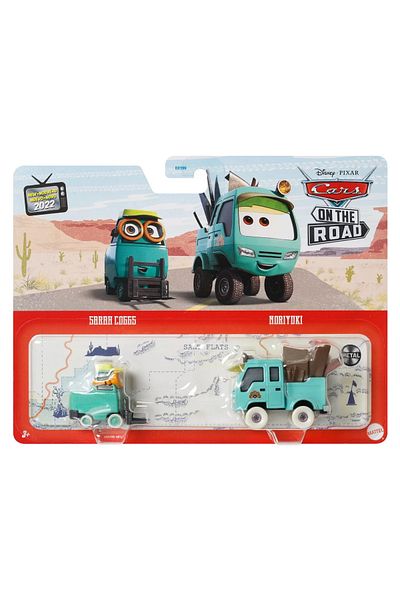mattel Cars3 Set 2 Masinute Metalice Sarah Coggs Si Noriyuki
