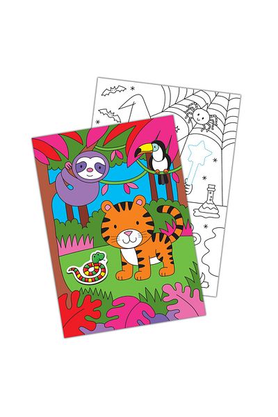 Galt Early Activities: Prima carte de colorat cu abtibilduri