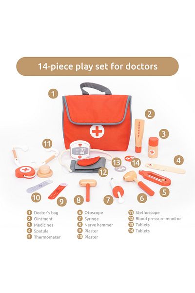 Bebeluc Joc de rol Trusa de doctor, UMU Toys
