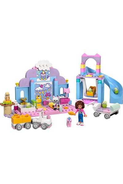 LEGO 4+ Gabby's Dollhouse Gabby's Kitten Care Room 10796 - Kids Ages 4 and up Interior