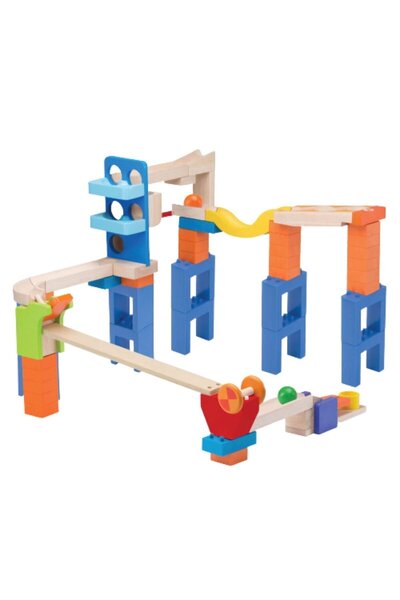 Wonderworld Traseu Cu Bile Din Lemn Wonder Bridge,