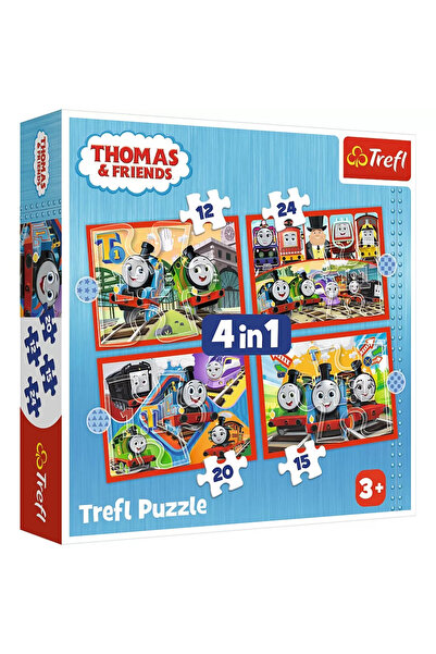 Trefl Puzzle 4in1 Thomas Trenuletele Amuzante