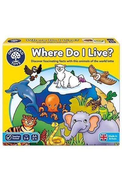 Orchard Toys Joc educativ loto Habitate WHERE DO I LIVE