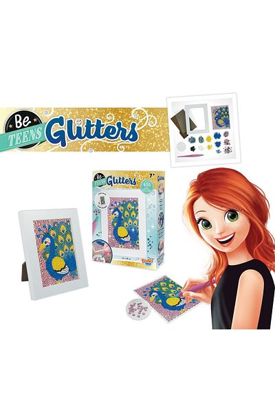 Buki France Glitters Peacock - Creative Set With 600 Beads