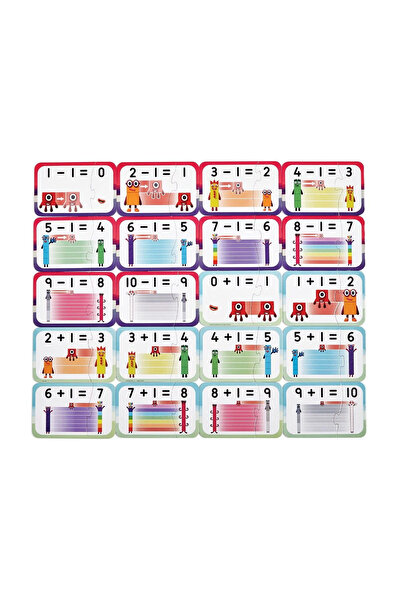 Learning Resources Sada puzzle s číselnými bloky - sčítání a odčítání - HM95402