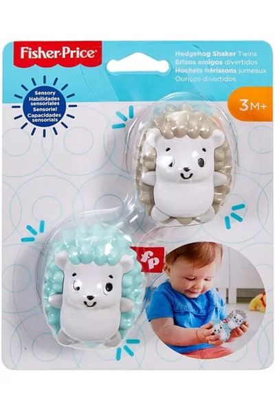 mattel Fisher Price Twin Hedgehog Rattle Toys