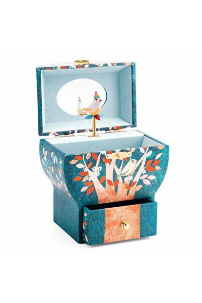 djeco Музикална кутия с чекмедже, дърво,