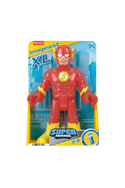 mattel Fisher Price Imaginext Dc Super Friends Figurina Flash Xl