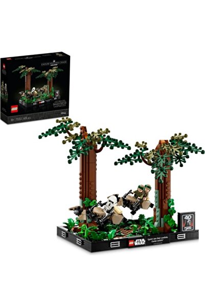 LEGO Diorama Star Wars Endor Speed ​​Motor Tracking - Set de construcții 7535...