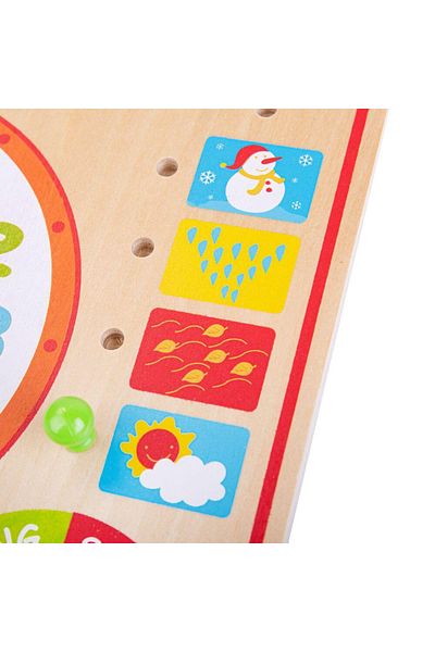 BIGJIGS Toys Calendar Months, Days, Date And Time