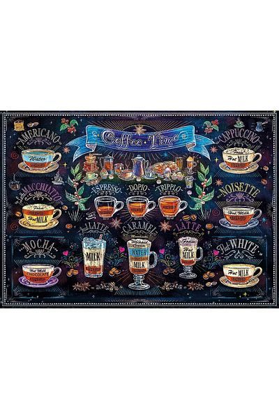Trefl Puzzle 500 Tipuri de Cafea