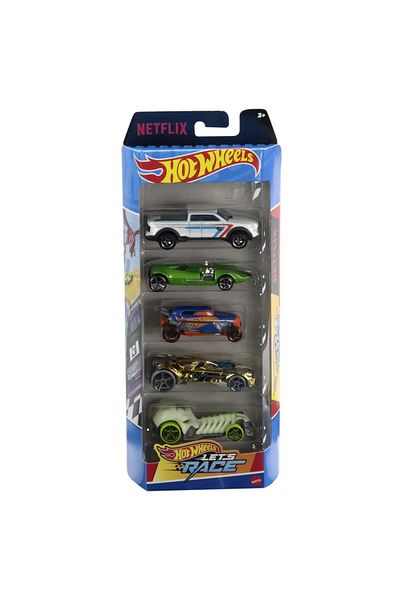 mattel Set 5 Masini Hot Wheels Lets Race