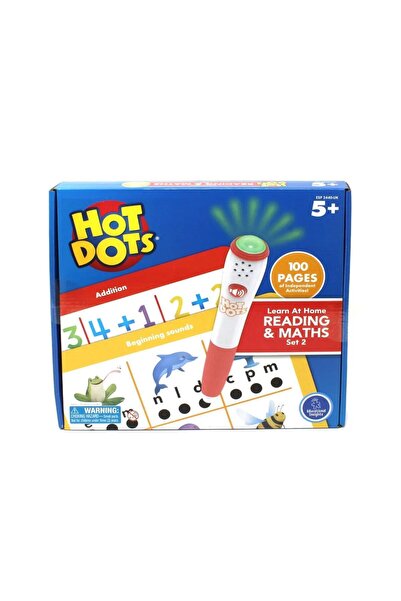 Educational Insights Комплект за домашно обучение Hot Dots ® „Четене и матема...