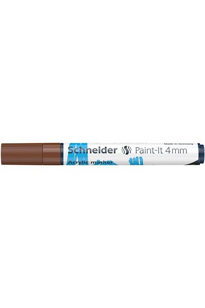 SCHNEIDER Acrylic Paint Marker, Round Tip 4 Mm, Paint-it 320, , 18 Colors