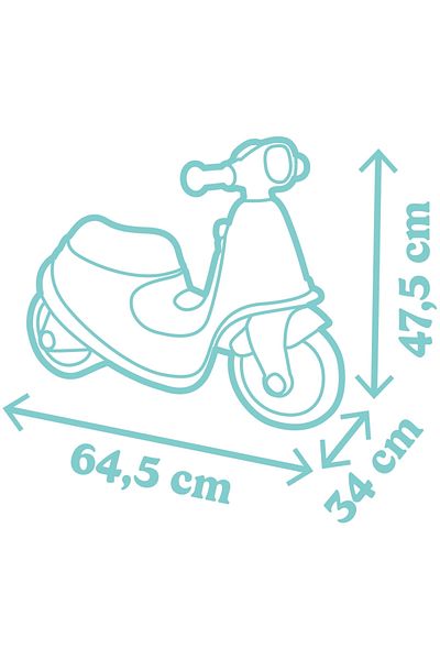 Smoby Scooter Ride-on Blue