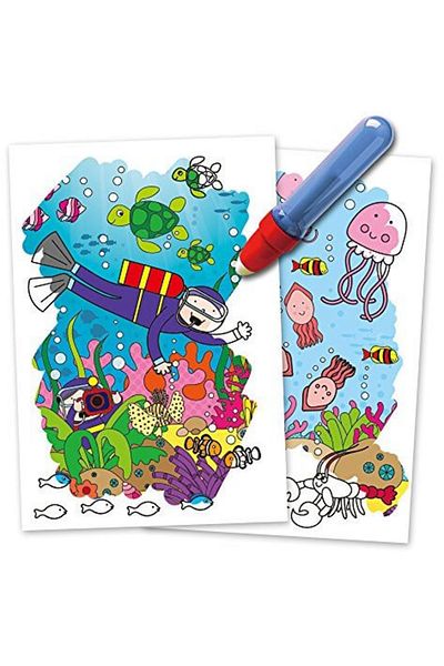 Galt Carte de colorat cu apa - Lumea Acvatica - Water Magic