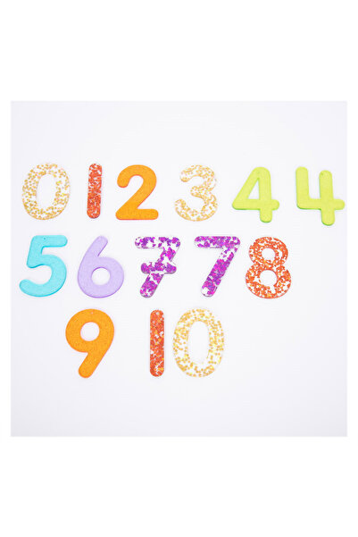 TickiT Rainbow Glitter, Set Numere Cu Sclipici,