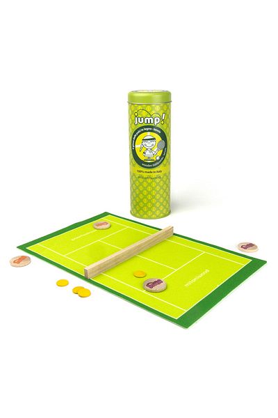 Milaniwood Salt! Tenis, Joc Cu Nasturi Din Lemn,