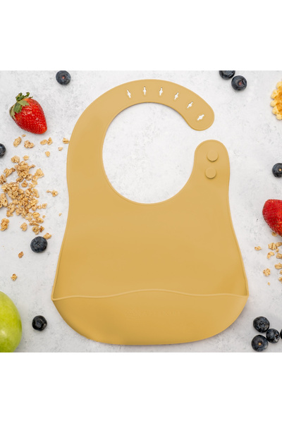 APPEKIDS Σαλιάρα σιλικόνης, - Μέλι