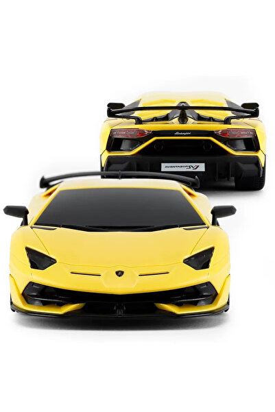 Rastar Lamborghini Aventador Svj Yellow Remote Control Car 1:24 Scale