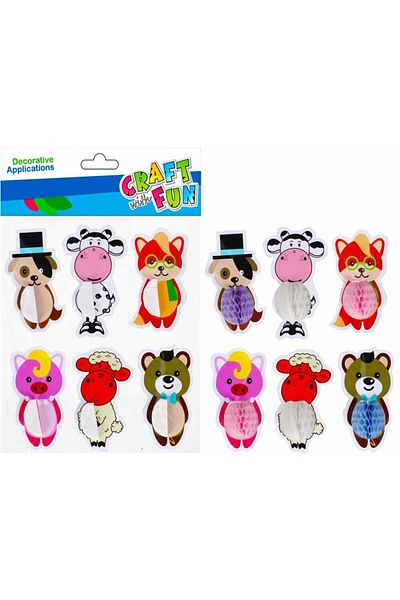 Micostore Harmonica animal stickers for creative decoration