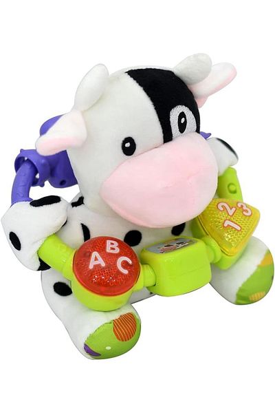 Reig Musicales Interaktivní hračka pro miminka s aktivitami a světly 20 cm - Kráva