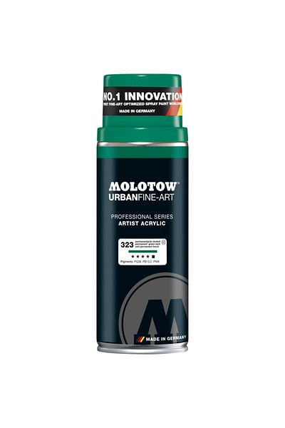 Molotow Ufa Artist Acrylic Spray 400ml Permanent Green Dark