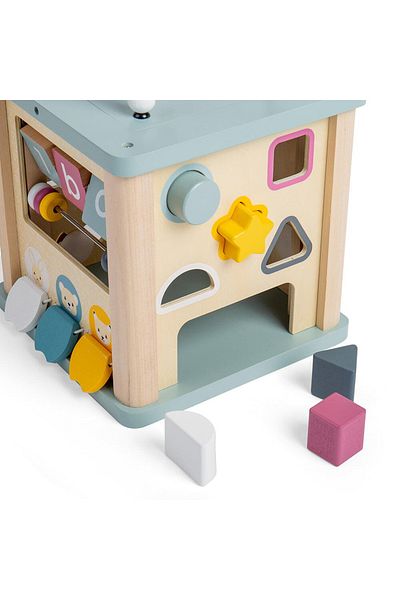 BIGJIGS Toys 5 In 1 Activity Center (PASTEL)