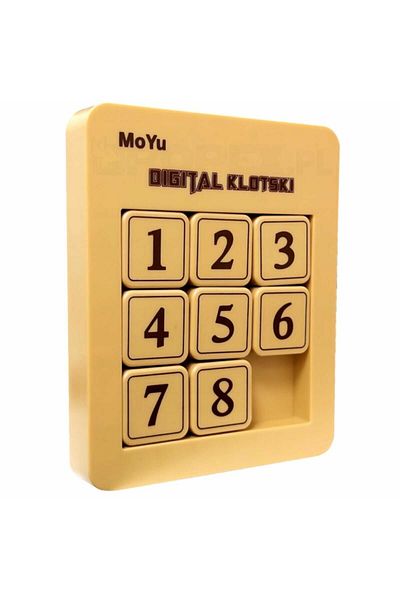 Micostore Joc Klotski Inteligent,gandire Logica,8 Blocuri Iq Slide Brain Game, 6 Ani ,tetris Puzzle,plastic