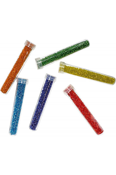 Junior Set de mărgele tubulare, neon, accesorii de artă și meșteșuguri pentru...