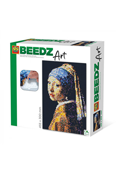 SES Creative Set de mărgele termoadezive Beedz Art - Fata cu cercel de perlă