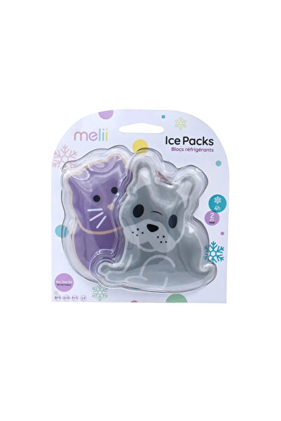 Melii Set 2 Pachete Gel Termic Model Bulldog Pisica