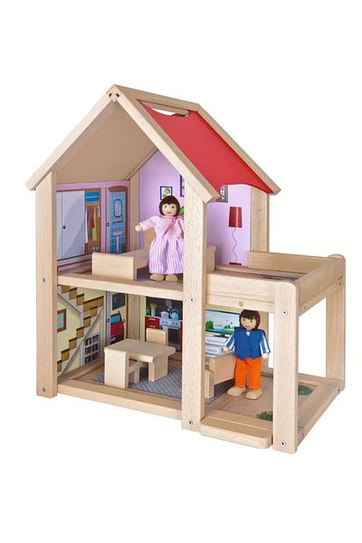 Simba Wooden House and Dolls