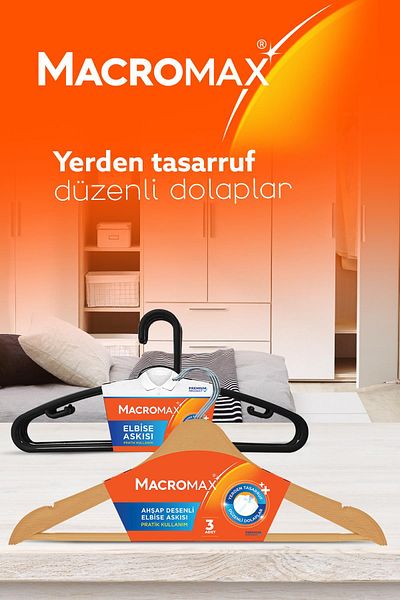 MACROMAX Crystal Clothes Hanger 5 Pcs