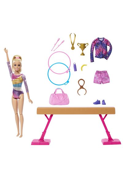 mattel Barbie Barbie Doll You Can Be Blonde Gymnast