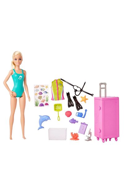 mattel Barbie You Can Be Anything Marine Biologist Doll