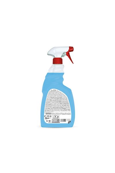 SANITEC Window cleaner with spray, for windows, mirrors and chrome surfaces, 750 ml