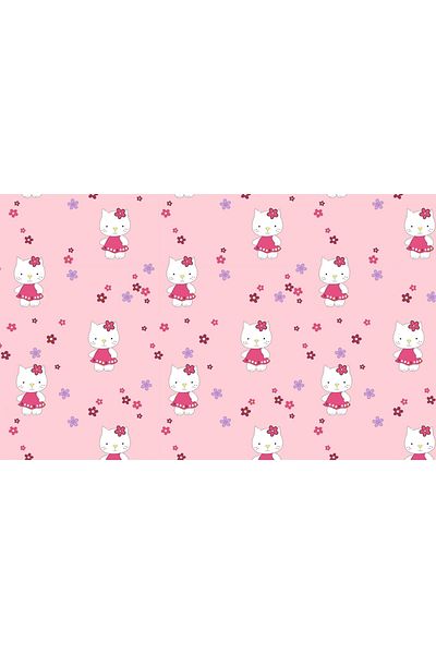 Hubners Lenjerie Patut Kitty Floricele 5 Piese Roz