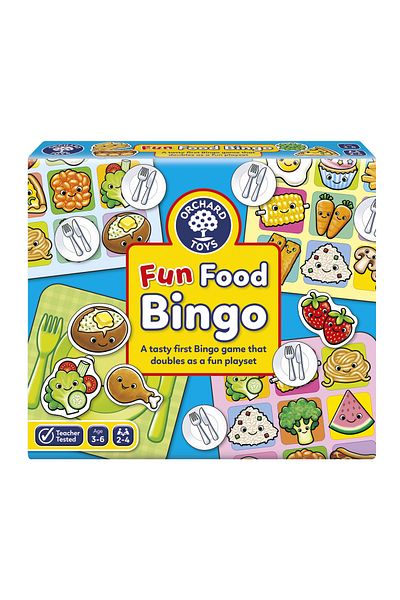 Orchard Toys Fun Educational Bingo Game With Food
