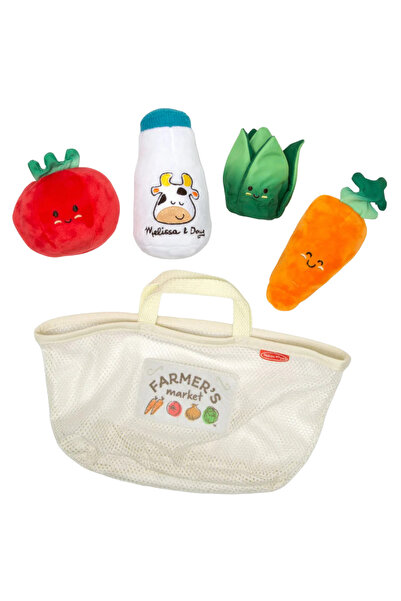 Melissa & Doug Set de jucării pentru bebeluși cu coșul fermierului