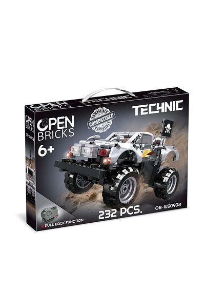 OEM Silver Monster Truck Lego Technic Building Set (232 PIECES)