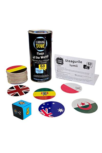 K-TOYZ Joc Learning Tube - Steagurile lumii