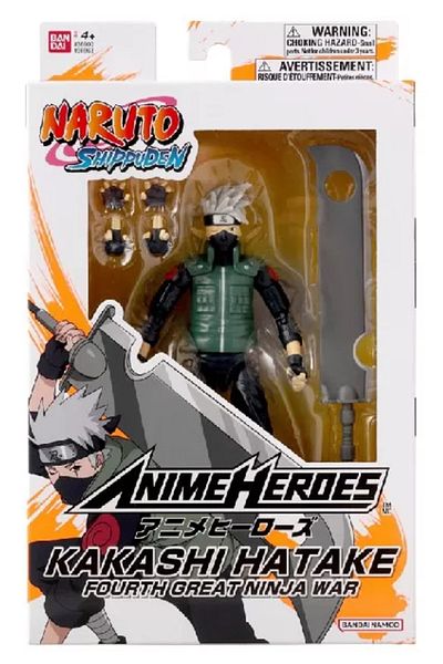 BANDAI Figurina Naruto Shippuden Hatake Kakashi Fourth Great Ninja War 16.5cm