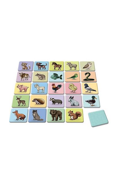 Dino Memory Game - Farm Animals
