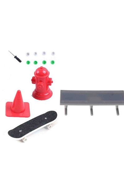 Micostore Mini Finger Skateboard With Accessories And Spare Wheels