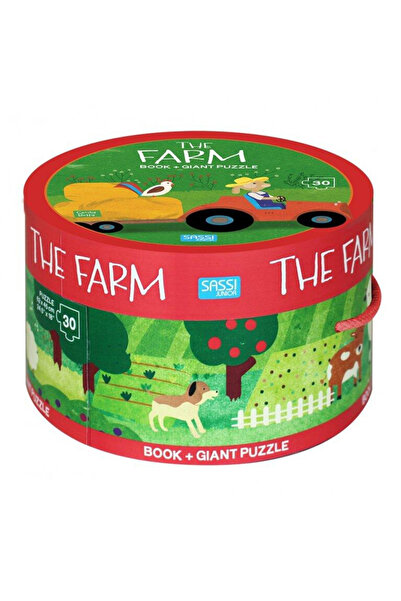 SASSI Puzzle - 30 piese cu carte - Ferma