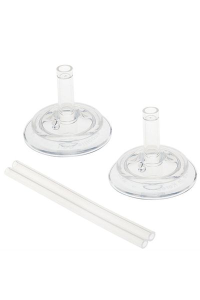 Spectra Set Of 2 Silicone Straws For Baby Bottles
