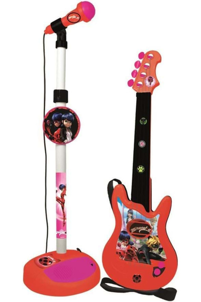 Reig Musicales Set Chitara Si Microfon De Jucarie, Miraculous
