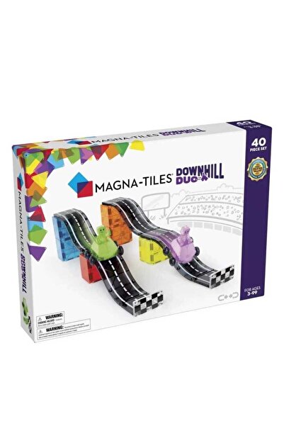 Magna Tiles Set Magnatiles Downhill Duo 40 piese, Downhill 2 piese, 40 piese,...