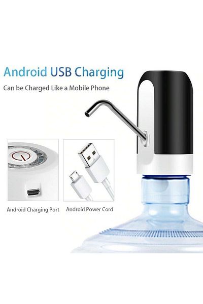 Micostore Electric Pump, Dispenser, Water Bottle Dispenser With Battery And Usb Charging